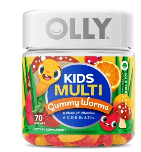 Olly Kids Multivitamin Gummy Worms - 70ct - 2팩 (총 140 구미 70일)
