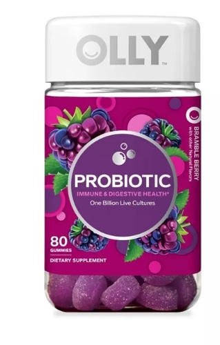Olly Probiotic Vitamin Gummies - Bramble Berry - 80ct (40일)