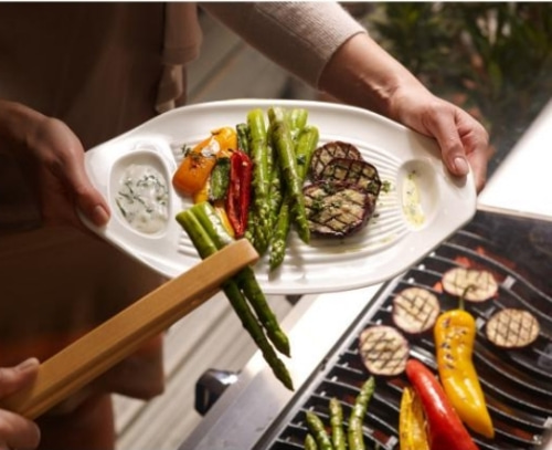 Villeroy &amp; Boch BBQ Passion Collection 2-Pc. Barbecue/Grilled Vegetable Plate