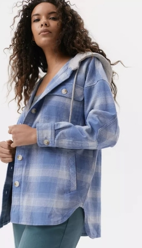 urban outfitters Hooded Shirt Jacket