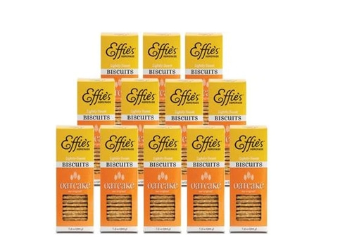 Effie&#039;s Oatcakes, All-Natural Homemade-12팩