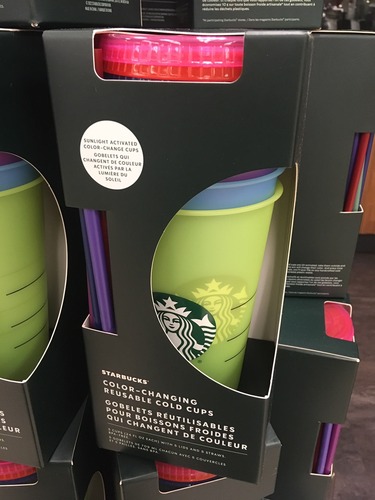 Starbucks color changing cold cup  - 컬러체인지 콜드컵 5개세트