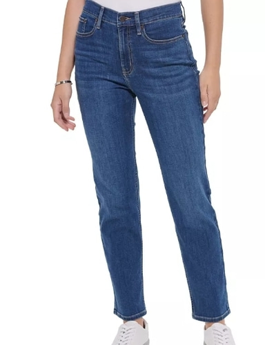 CALVIN KLEIN JEANS Women&#039;s High-Rise Slim Whisper Soft Jeans