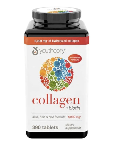 youtheory Collagen Plus Biotin, 390 Tablets