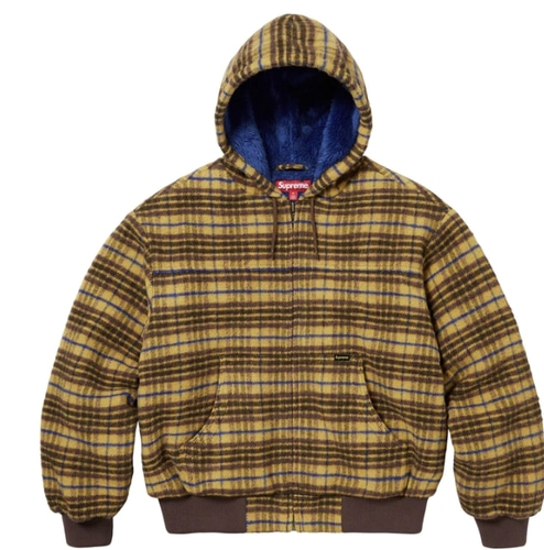 Supreme zip hoodie- wool  - 관부가세 8만원 추가예상