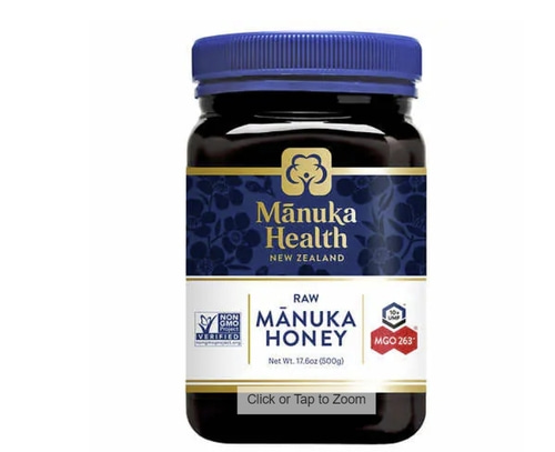 Manuka Health UMF 10+ (MGO 263+) Raw Manuka Honey 17.6 oz (500g)