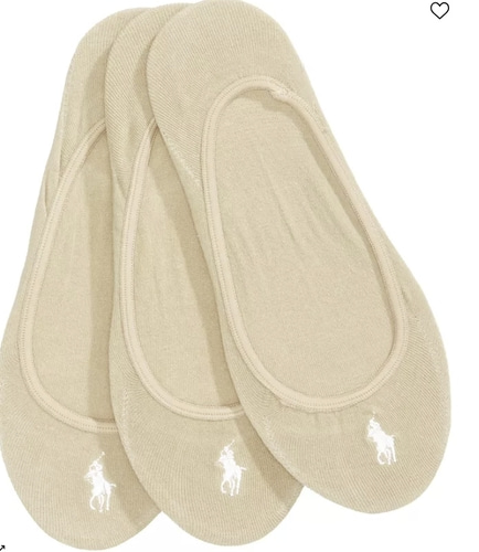Polo Ralph Lauren Ultra-Low No- Show Sock Liners - 3pack