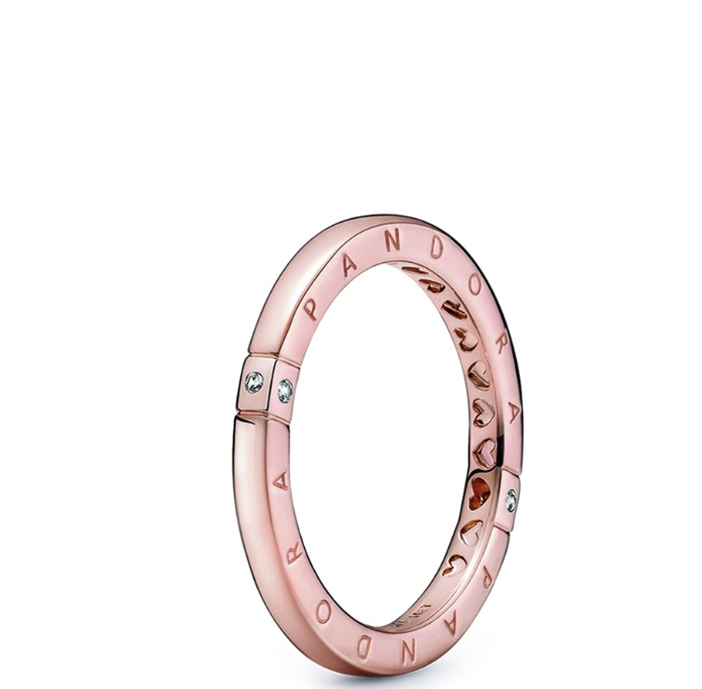 Pandora 14K Rose Gold Plated Ring
