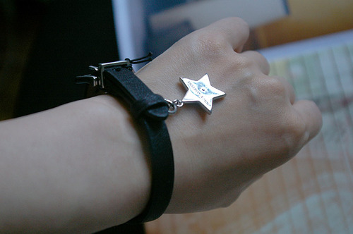 Juicy Couture leather bracelet 쥬시꾸띄르 가죽팔찌!! - star 