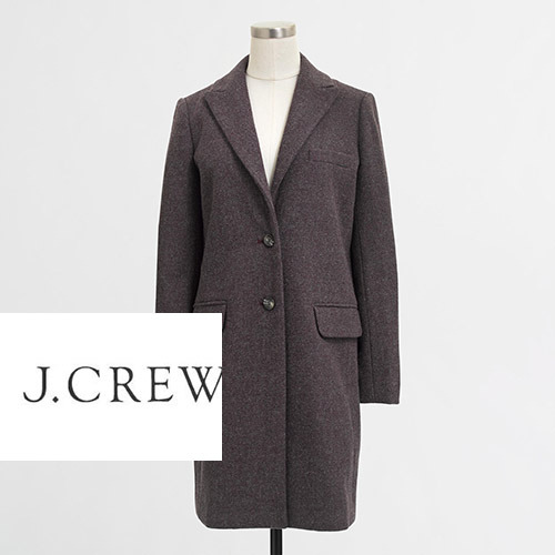 J.Crew wool-blend topcoat ; 현금가 13만원 ; 리테일가 238불! -00사이즈 현금가11만원 파이날세일!! 