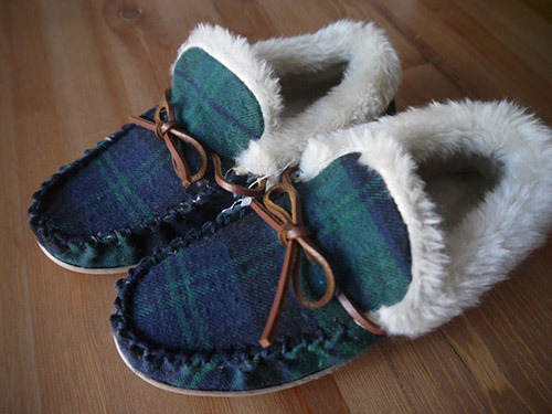 J.Crew shearling slippers- 6사이즈 