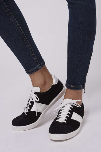 Topshop Caper Lace-up Trainers - 36사이즈  NO BOX made in italy