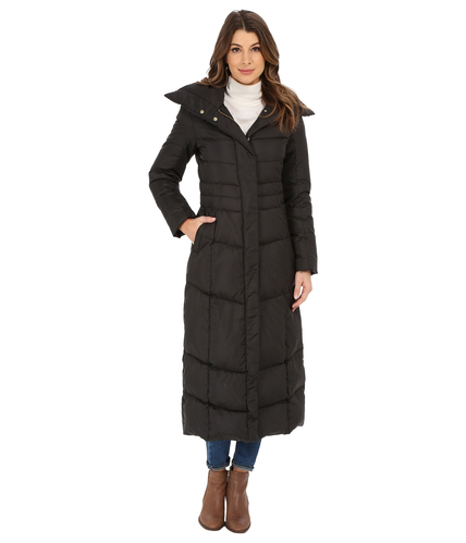 Cole Haan Maxi Down Coat With Oversized Collar - xs , m