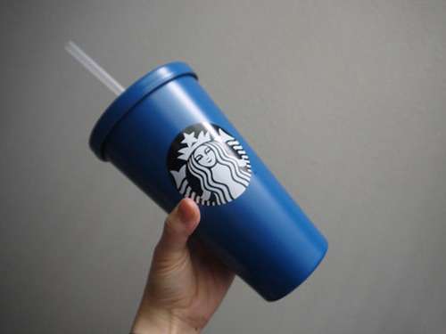Starbucks Solid Blue Stainless Steel Cold Cup, 16 fl oz -바로출고!! 본사품절!! 