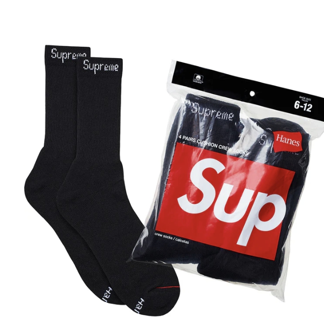 Supreme socks - 4팩